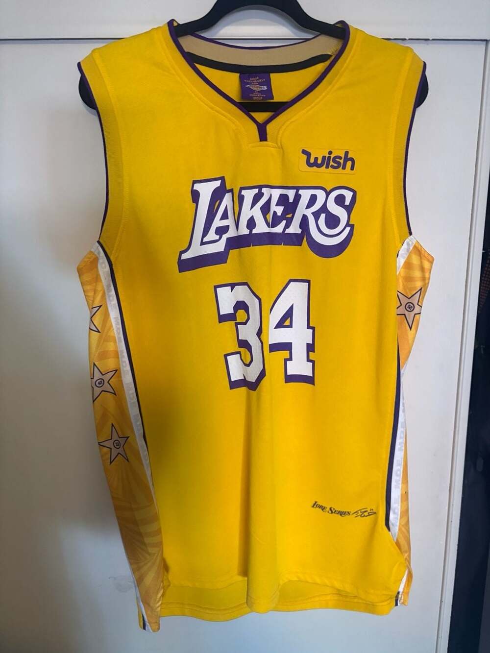 Los Angeles Lakers Shaquille O'Neal #34 Lore Series City Edition Jersey